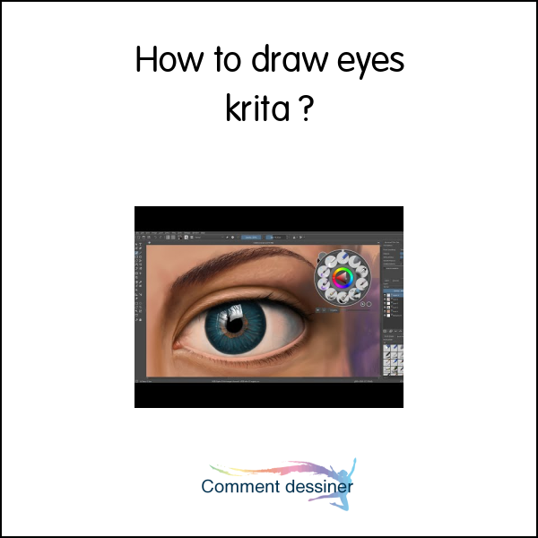 How to draw eyes krita